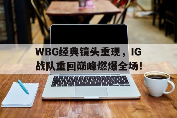 九游游戏盒子下载安装-WBG经典镜头重现，IG战队重回巅峰燃爆全场！